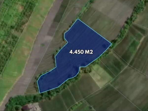 48377 - Strategic Tourism Land For Rent Near Yeh Gangga Beach – Perfect For Villas