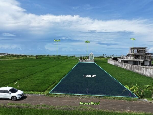 48260 - 1,500 sqm Prime Ocean & Mountain View Land for Lease or Sale in Pasut – Tourism Pink Zone Near Beach