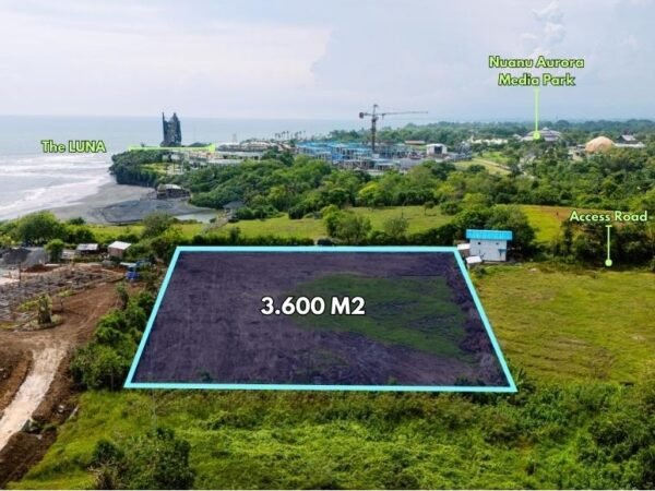 48018 - LAND FOR SALE – OCEAN VIEW | BERABAN, TABANAN – BALI