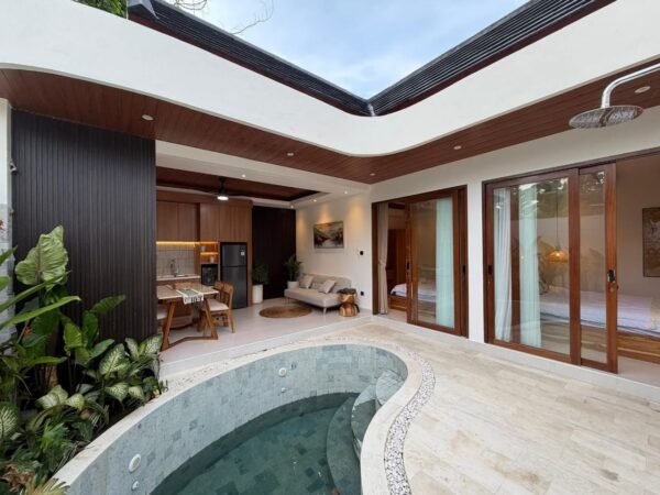 49252 - Brand-New Freehold 2-Bedroom Modern Tropical Villa for Sale in Pandak Gede, Tabanan