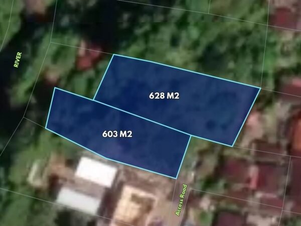 49684 - 1,236 sqm Land for Sale in Lodtunduh, Ubud – River & Jungle Valley View, Ideal for Villa Development