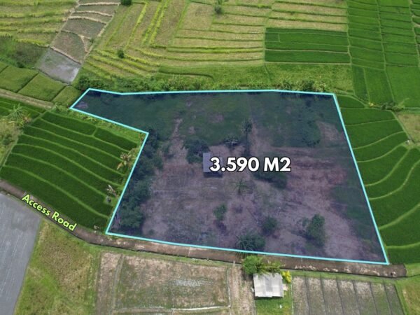49767 - 3,590 sqm Prime Development Land for Sale in Nyanyi – Near Nuanu City, Ideal for Luxury Villa Estate