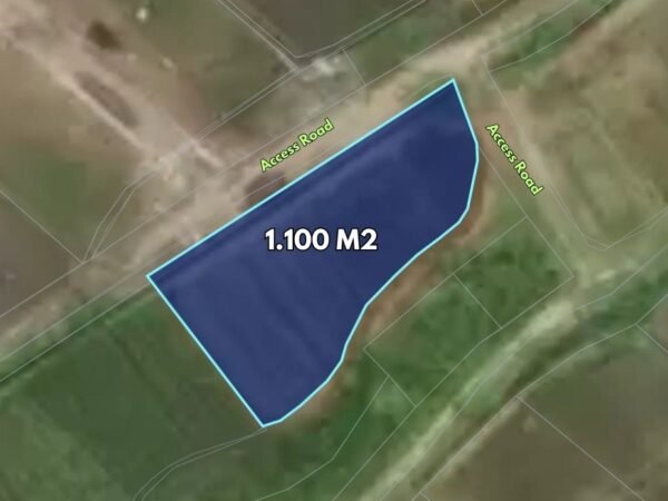 49827 - 1,100 sqm Rare Tourism-Zoned Land Near Pasut Beach – Tabanan, Bali