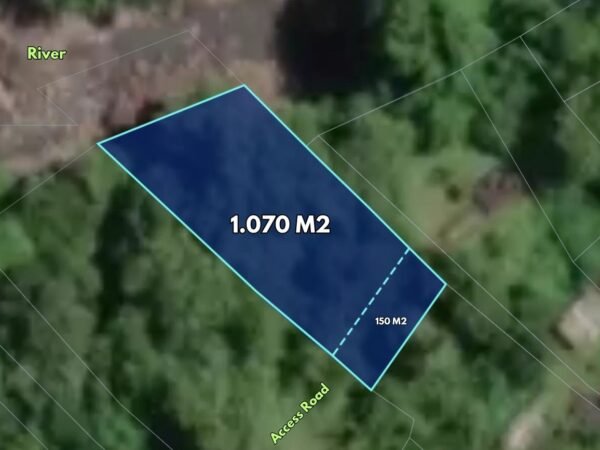 49480 - 1.220 sqm Premium Riverside Land for Sale or Lease in Belumbang, Kerambitan – Tabanan, Bali