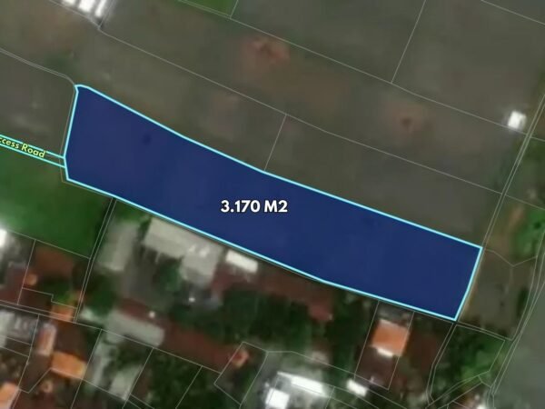 50129 - 3.170 sqm Land For Sale In Munggu near Cemagi Beach, Mengwi – Bali