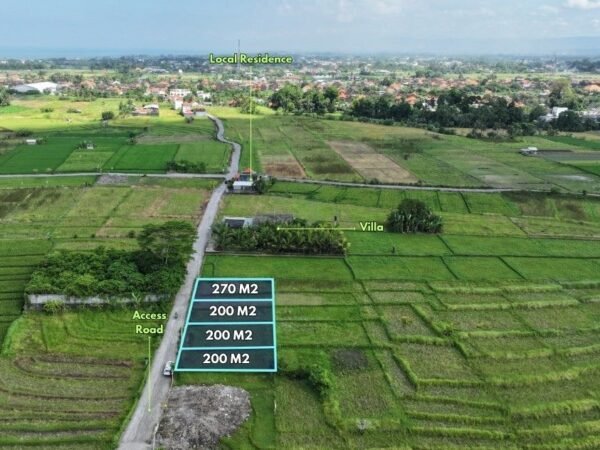 49727 - 800 sqm Prime Land for Sale Near Nyanyi Beach Close to Nuanu- Tabanan