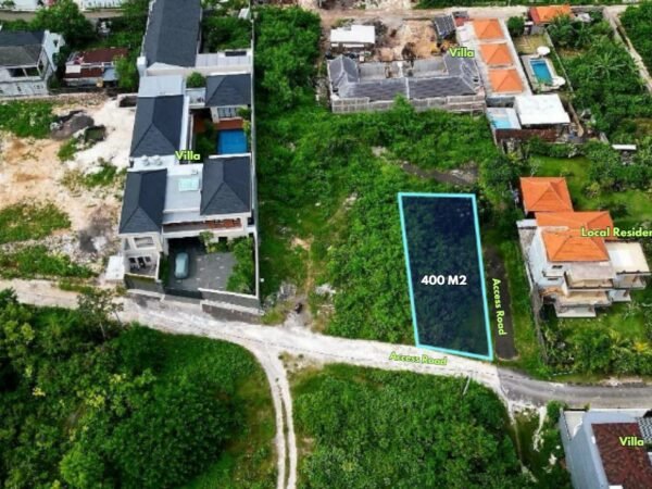 50015 - Prime 400 sqm Freehold Land for Sale – Toyaning II, Ungasan