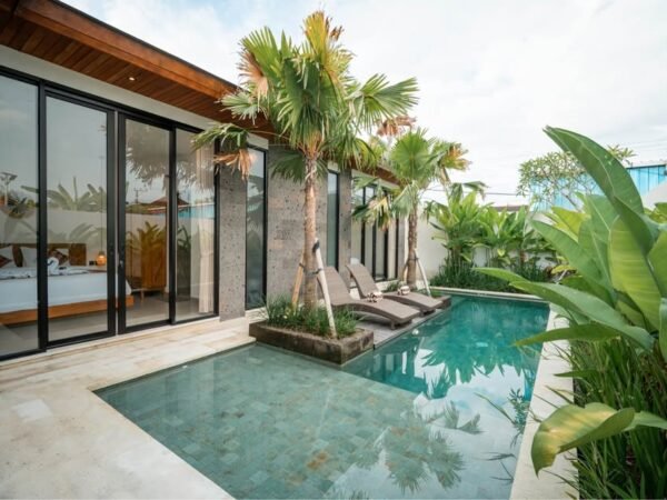 49676 - Leasehold 2-Bedroom Villa for Rent in Seseh – Scenic Rice Field View, Near Munggu Beach