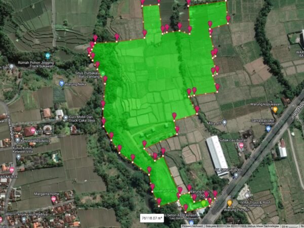 49814 - 6.51-hectare Strategic Freehold Land on Ida Bagus Mantra Bypass – Sukawati, Bali
