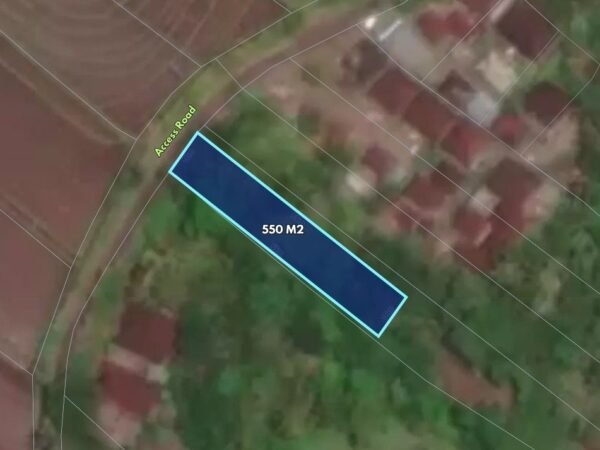 50712 -  550 sqm Prime Residential Land for Sale / Lease – Tabanan, Bali