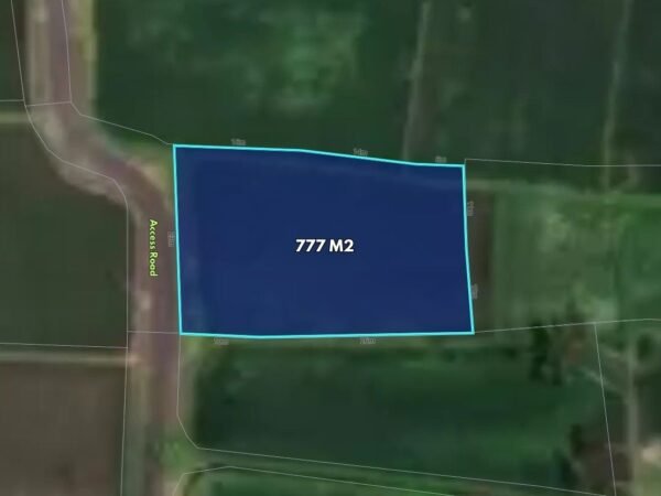 50802 - 777 sqm Strategic Freehold Land with Rice Field View in Buruan, Gianyar – Bali