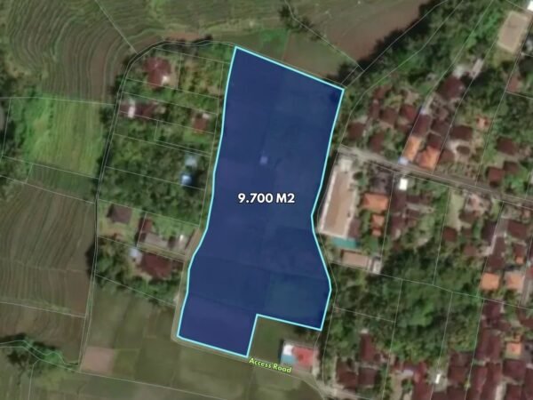 50856 - 9.700 sqm Large Freehold Land for Sale in Gulingan, Tabanan – Ideal for Residential Development & Long-Term Investment