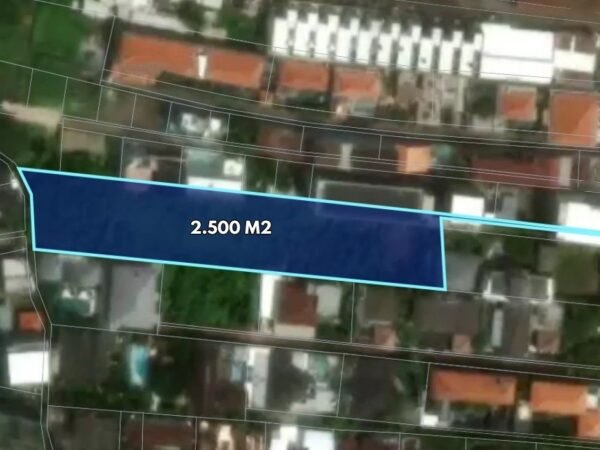 51039 - 2.500 sqm Strategic Commercial Land for Lease in Berawa, Bali