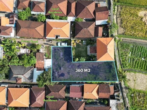 51082 - Leasehold Land with Rice Field View in Cemagi, Bali