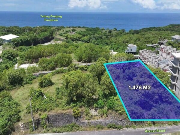 50354 - 1,476 sqm Premium Freehold Ocean View Land for Sale near Pandawa & Tanah Barak Beach, Bali