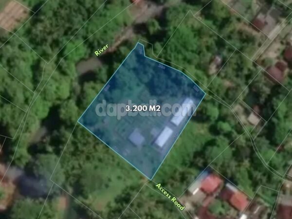 51677 - 3,200 sqm River View FreeholdLand for Sale in Desa Bengkel, Kediri – Tabanan