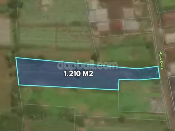 51736 - 1,210 sqm Affordable Land for Sale | Flat Land | Mountain, Lake & Hill View at Baturiti, Tabanan