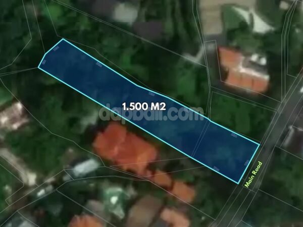 51789 - 1,500 m² Yellow-Zone Land for Sale on Main Road Pererenan – Tumbak Bayuh