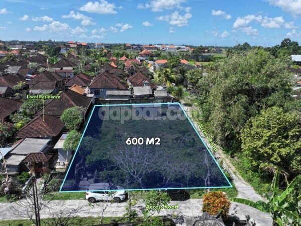 51752 - 600 sqm Hook Land for Lease in Nyambu, Kediri – Tabanan Bali