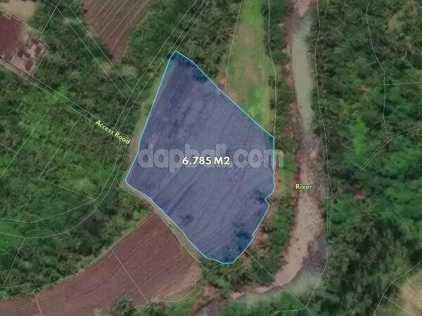 52042 - 67.5 Are Riverfront Freehold Land for Sale in Gadungan, Tabanan