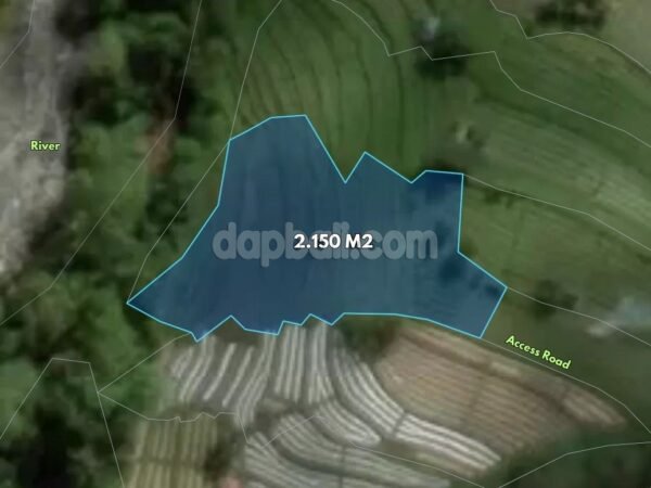 52085 - 21.5 Are River & Rice Field View Land for Sale Near Central Sidemen