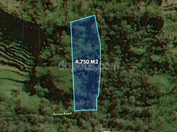 52328 - 4.750 sqm of Freehold Land for Sale in Bebandem, Karangasem