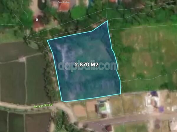 52342 - 2.870 sqm of Freehold Land for Sale in Kemenuh, Gianyar