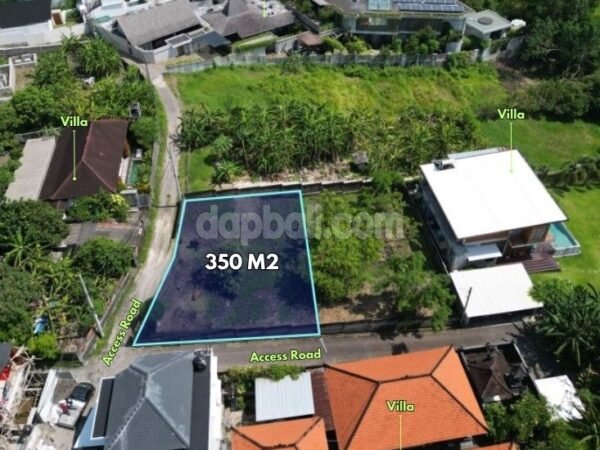 51905 - 350 sqm Freehold Land for Sale in Pererenan – Yellow Zone Near the Beach