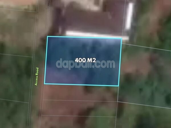 52009 - 400 sqm Leasehold Land in Ungasan with Potential Ocean View from the Second Floor