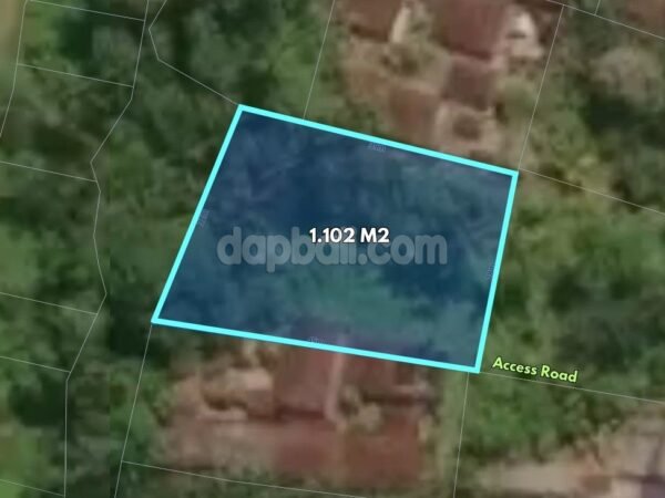 52884 - 1,102 sqm Land for Sale in Tegallalang, Gianyar