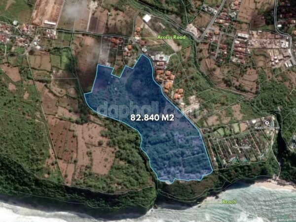 52388 - 82,840 sqm Cliffside Land for Sale in Pecatu, South Kuta