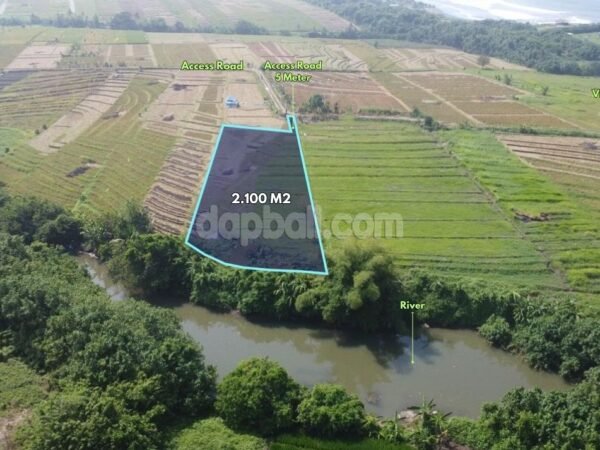 52946 - 2,100 sqm Freehold Land for Sale in Kelating, Tabanan – Near Soori Bali
