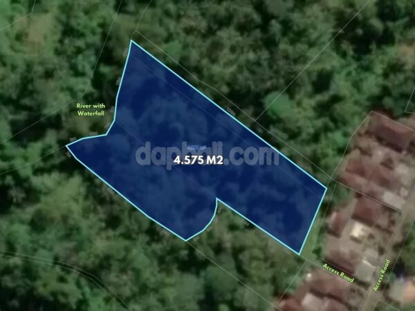53488 - 4,575 sqm Rare Waterfall-Frontage Land for Sale in Gunung Salak, Tabanan