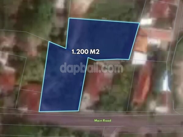 53562 - 1,200 sqm Main Road Commercial Land for Sale in Pecatu