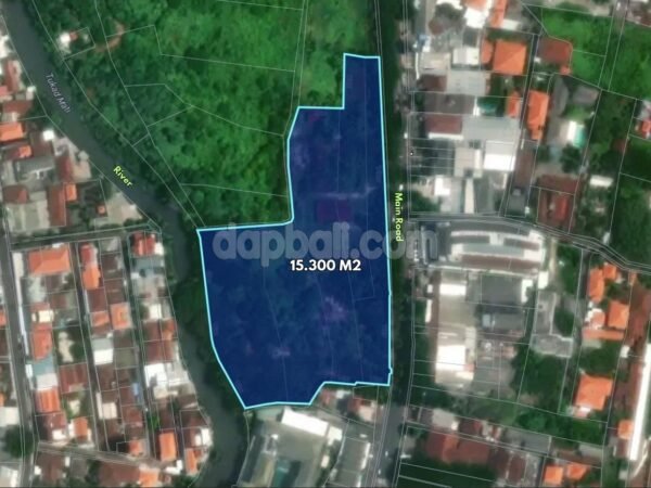 53619 - 15,300 sqm Main Road Commercial Land for Sale in Jalan Raya Kuta - Badung