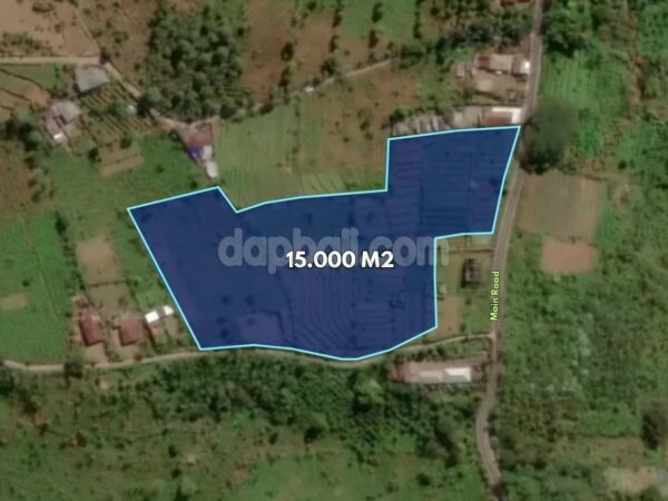 53688 - 15,000 sqm (1.5 Hectares) Highland Land for Sale with Mountain & Lake Views in Munduk