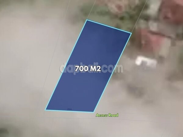 53802 - 700 sqm (7 are) Yellow Zone Land for Sale on Jl. Anggrek, Ungasan