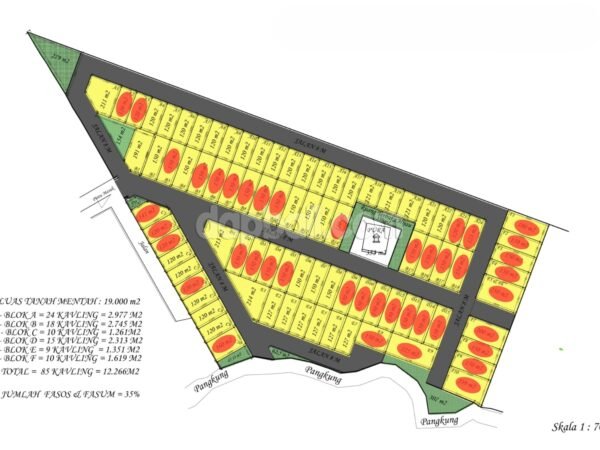 53540 - Prime Land Plots Start 120 sqm for Sale in Bukit Kampial, Nusa Dua