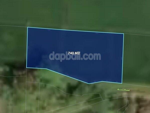 54116 - 740 sqm (7.4 are) Flexible Leasehold Tourism/Residential Land Parcel for Rent in Singakerta, Ubud