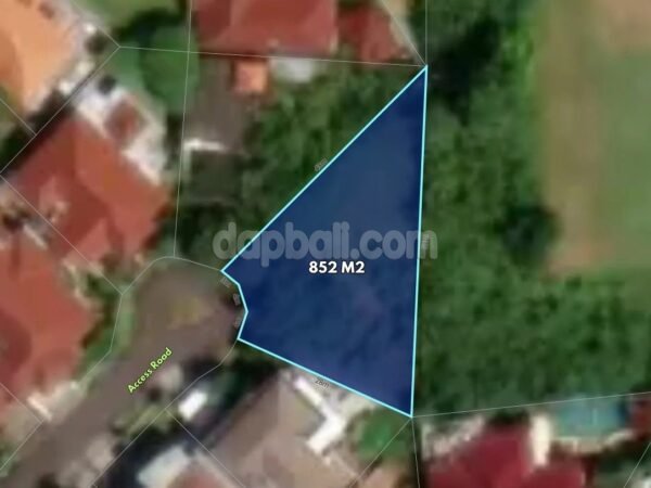 54126 - 852 sqm (8.52 are) Prime Freehold Residential/Commercial Land for Sale in Perum Teras Ayung, Denpasar