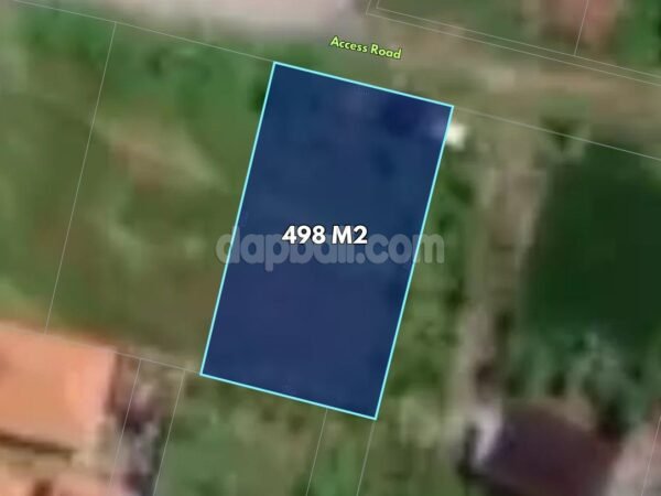54170 - 498 sqm (4.98 Are) Freehold Yellow Zone Residential Land for Sale in Kediri, Tabanan
