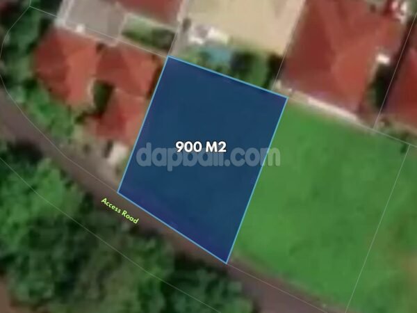54178 - 900 sqm (9 are) Prime Residential Land with 27m Frontage in Teras Ayung Residence, Denpasar