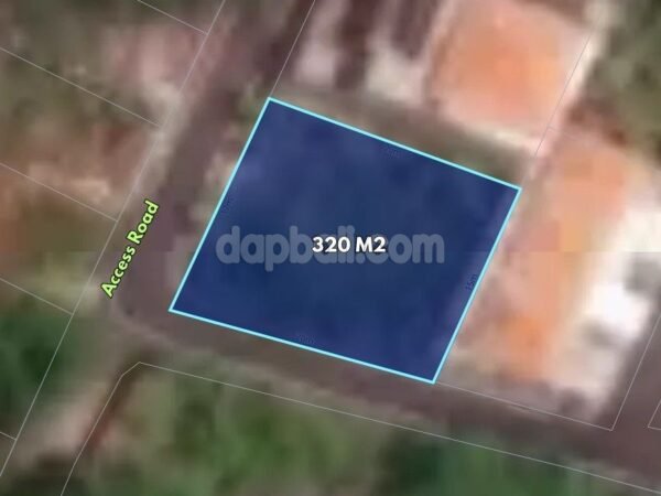 54642 - 320 sqm (3.2 are) Strategic Corner Residential Land for Sale in Benoa, South Kuta