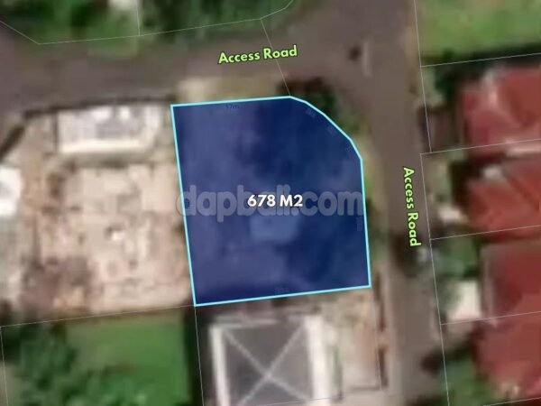 54647 - 6.78-Are (678 sqm) Residential Corner Land for Sale, Teras Ayung, Denpasar