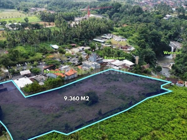 54762 - Rare 9,360 sqm Land for Sale with Tegenungan Waterfall & Glass Bridge View – Kemenuh, Gianyar