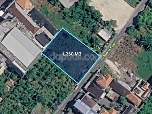 54014 - 1,250 sqm (12.5 are) Premium Mixed-Zone Freehold Land for Sale in Legian behind Trans Studio Mall